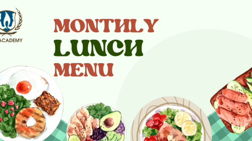 School Menu - EFI Academy - January 2026