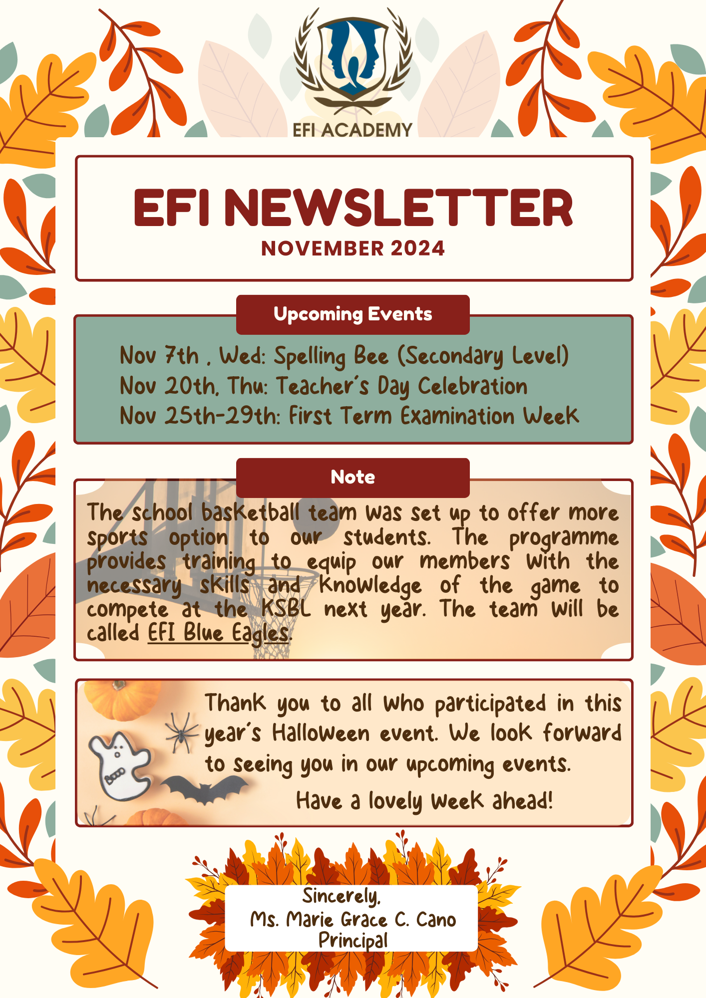 EFI Newsletter-Nov Edition