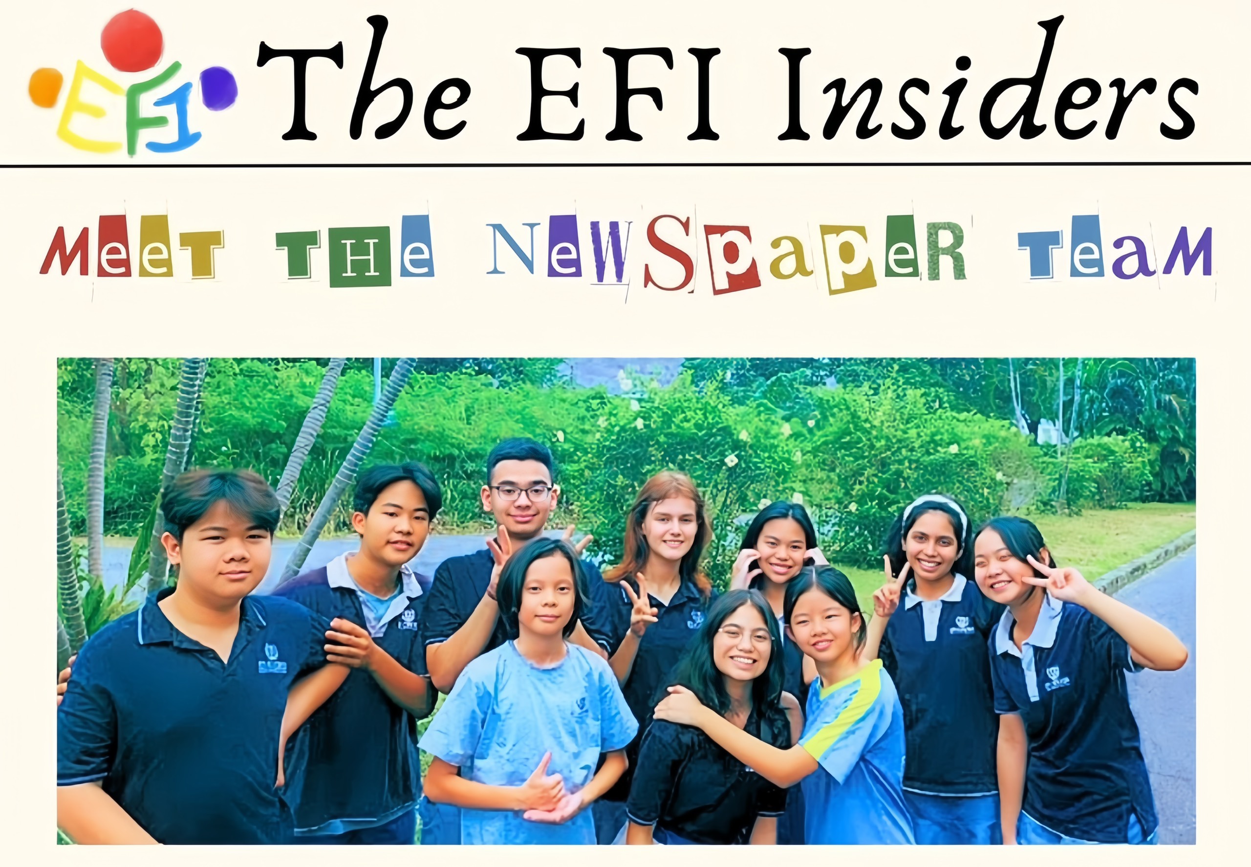 "The EFI Insiders" by the EFIs