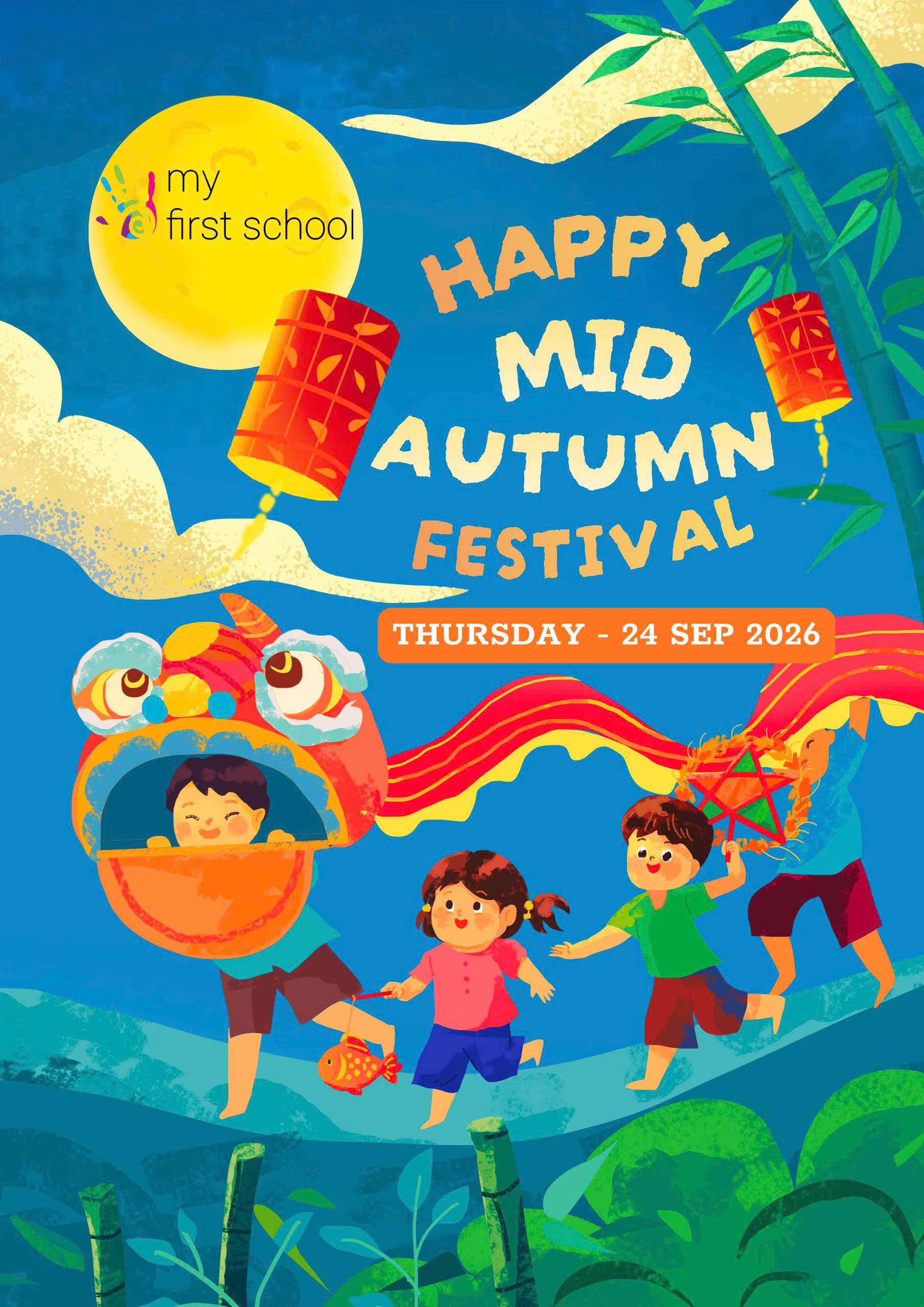 Mid-Autumn Festival Celebration at My First School Kindergarten 🌕✨