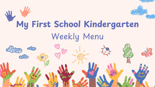 Fueling Young Minds: A Peek at My First School's Weekly Menu