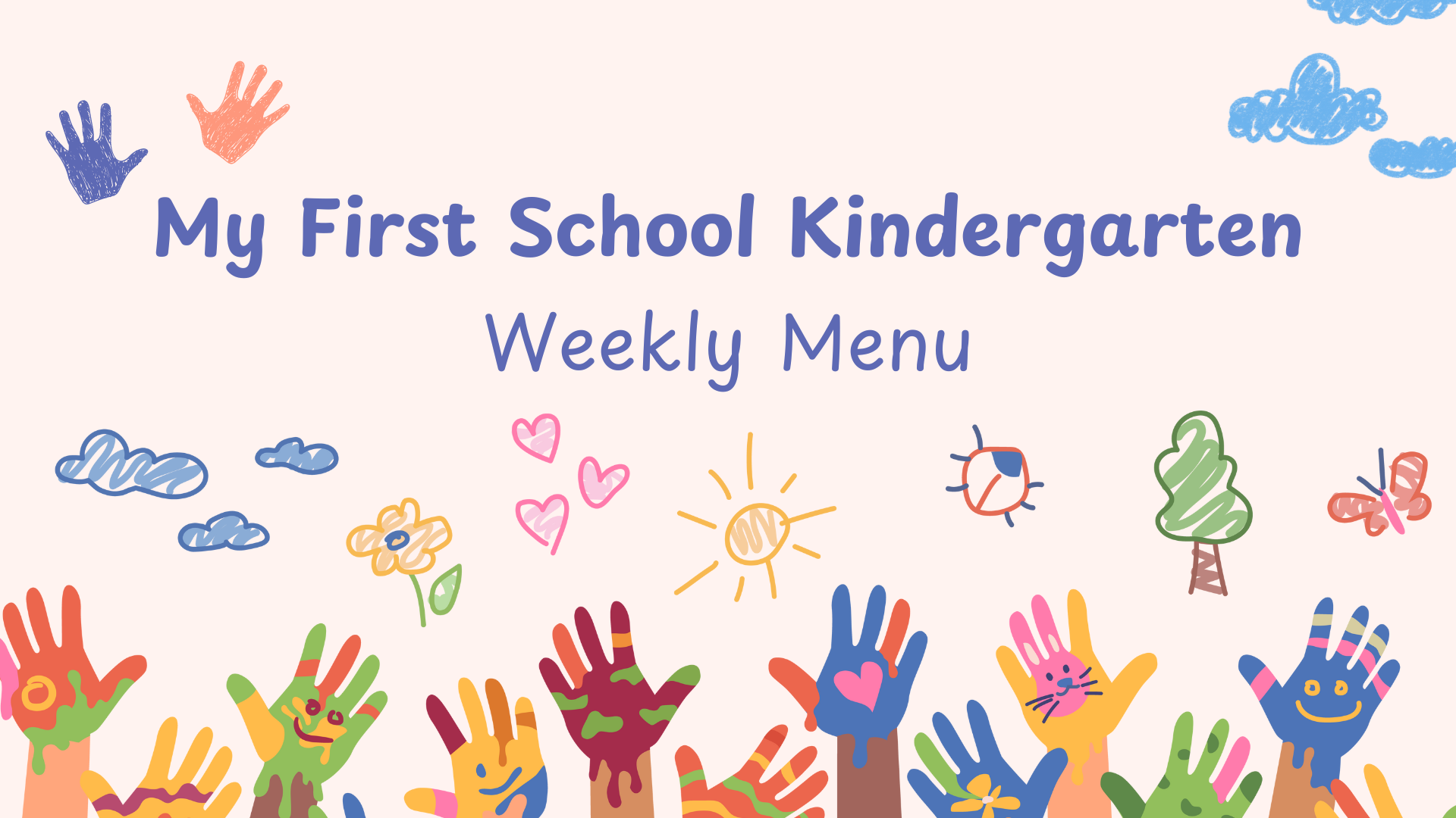 Fueling Young Minds: A Peek at My First School's Weekly Menu